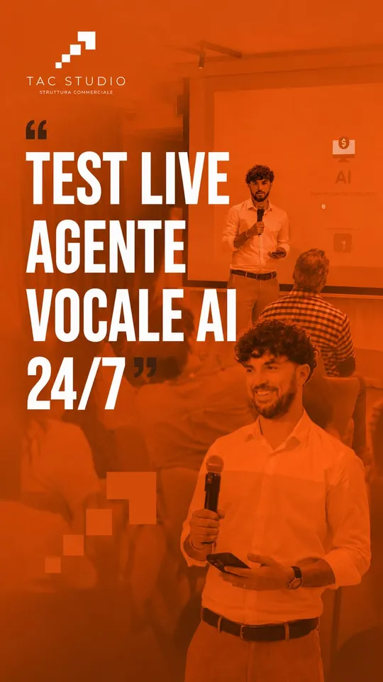 Reel TAC Studio: test live dell'agente vocale AI